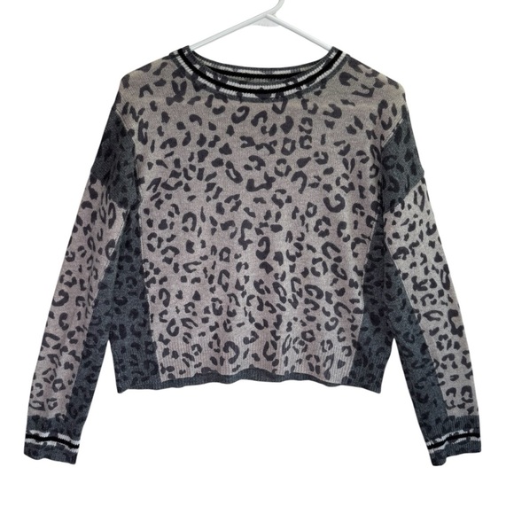 360 Cashmere Leopard Print Sweater. Size XS - Picture 1 of 12